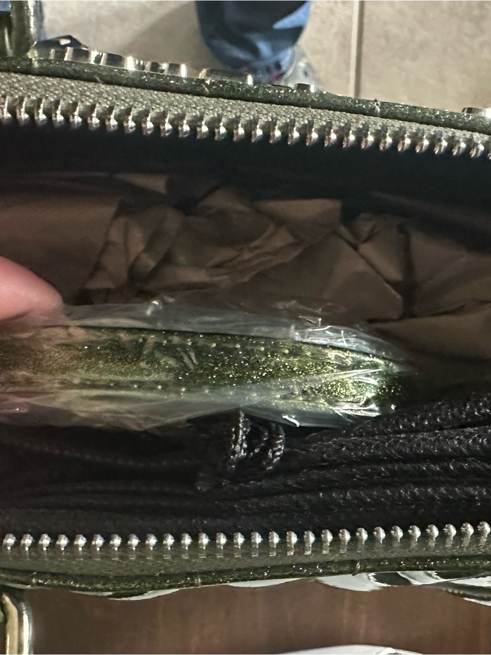 Lux De Ville Green Vintage Inspired Pinup Purse - Picture 3 of 3